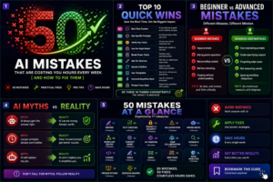 50 AI Mistakes That Are Costing Professionals Hours Every Week (And How to Fix Them) (2026)