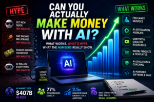 Can You Actually Make Money With AI? What Works, What’s Hype, and What the Numbers Really Look Like (2026)